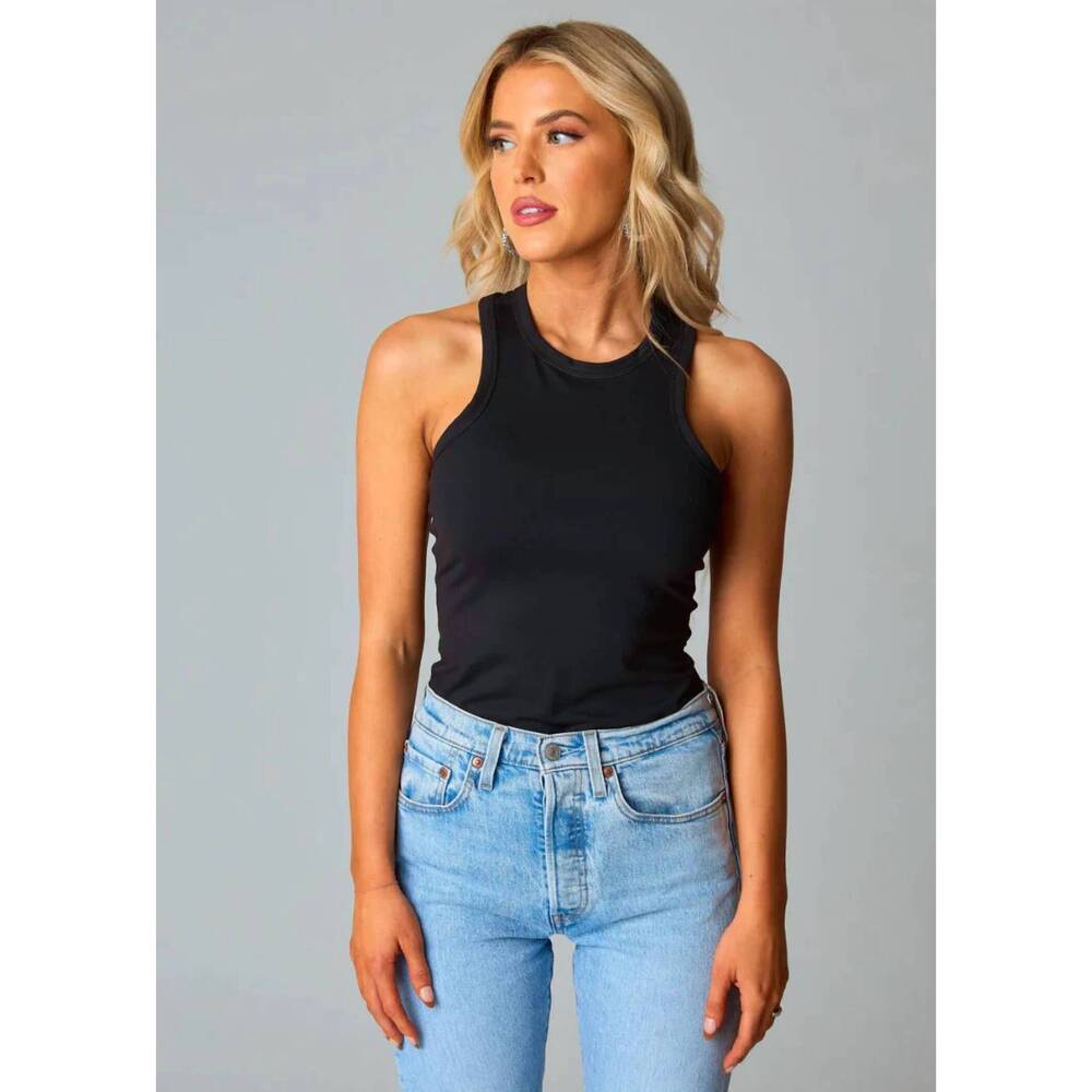 NEW BUDDYLOVE jada sleeveless bodysuit in black